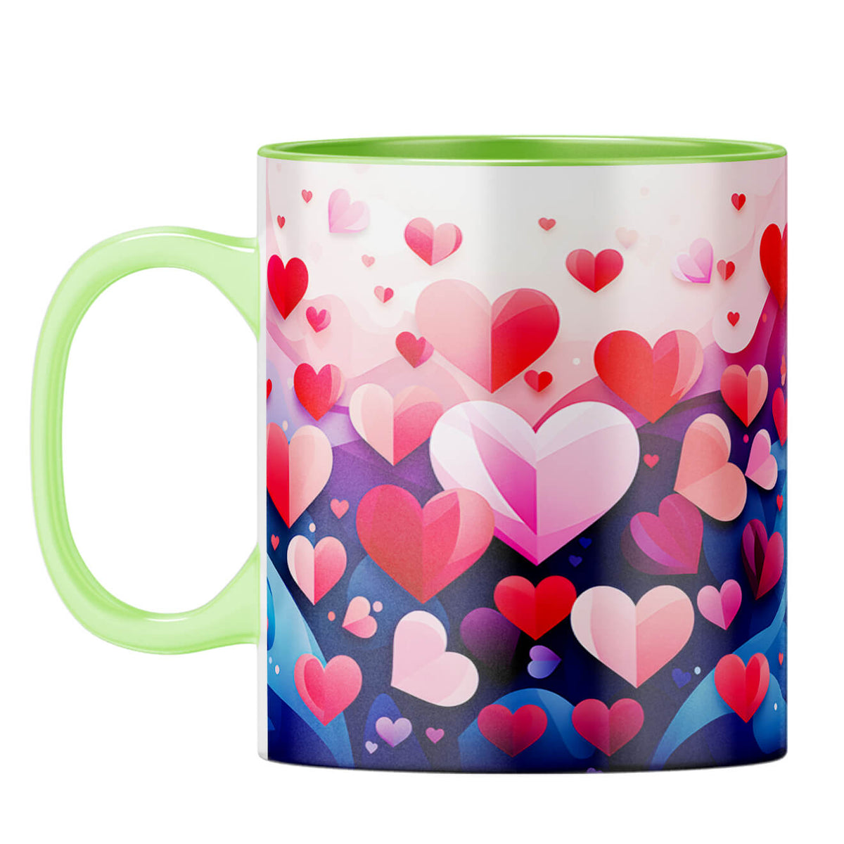 YuBingo Hearty Love Serenade Coffee Mug Light Green