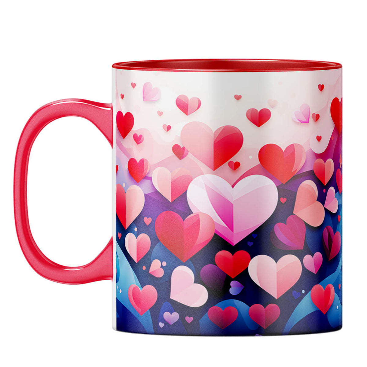 YuBingo Hearty Love Serenade Coffee Mug Red