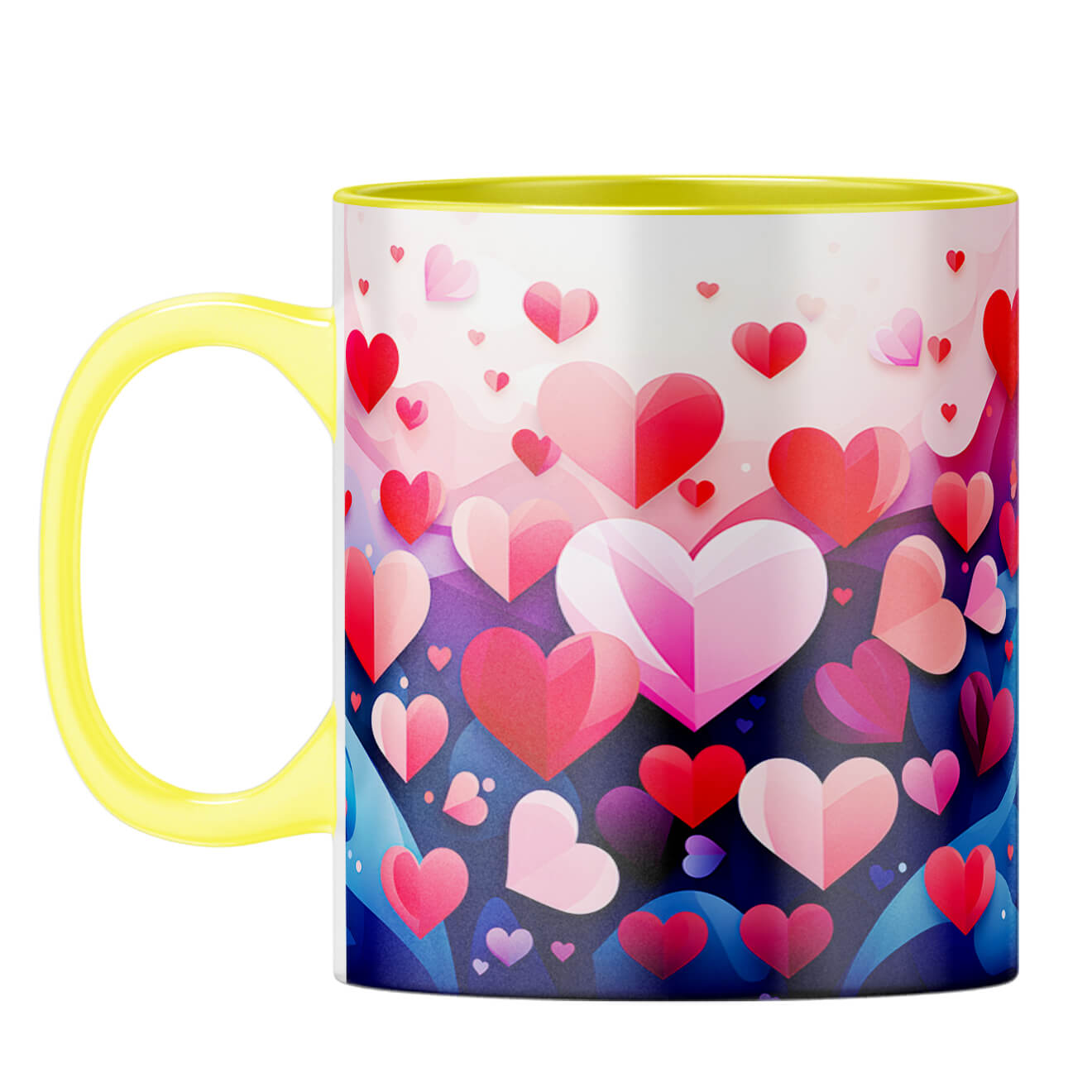YuBingo Hearty Love Serenade Coffee Mug Yellow