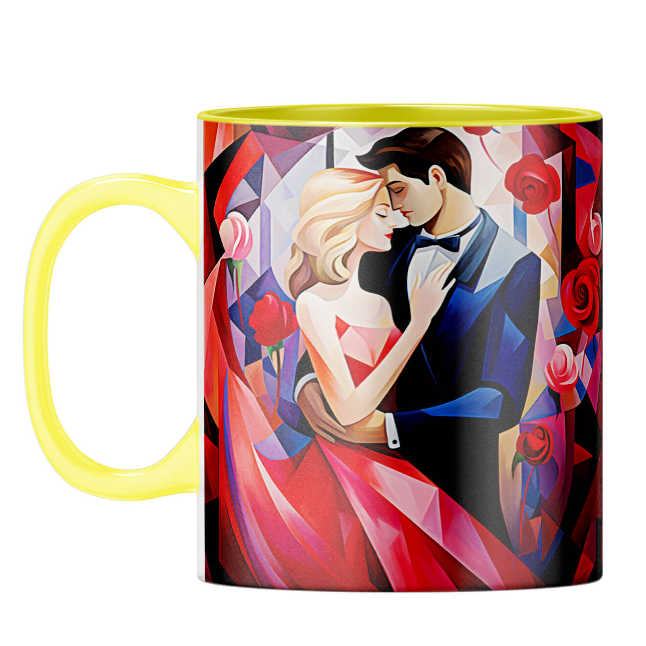 YuBingo Intimate Love Whispers Coffee Mug Yellow