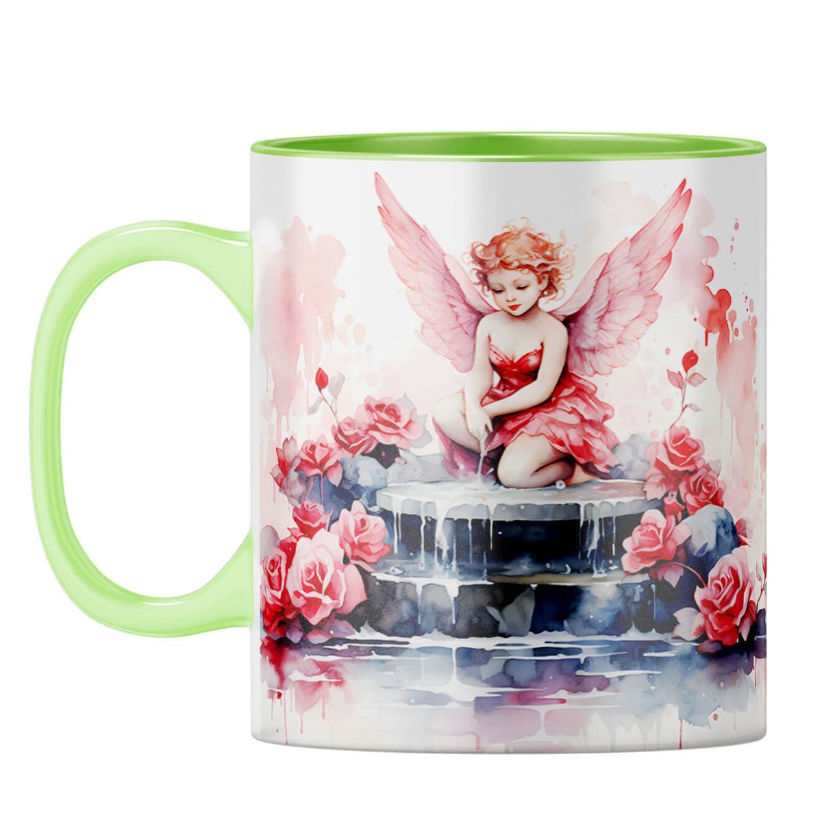 YuBingo Love Fairy Dreams Coffee Mug Light Green