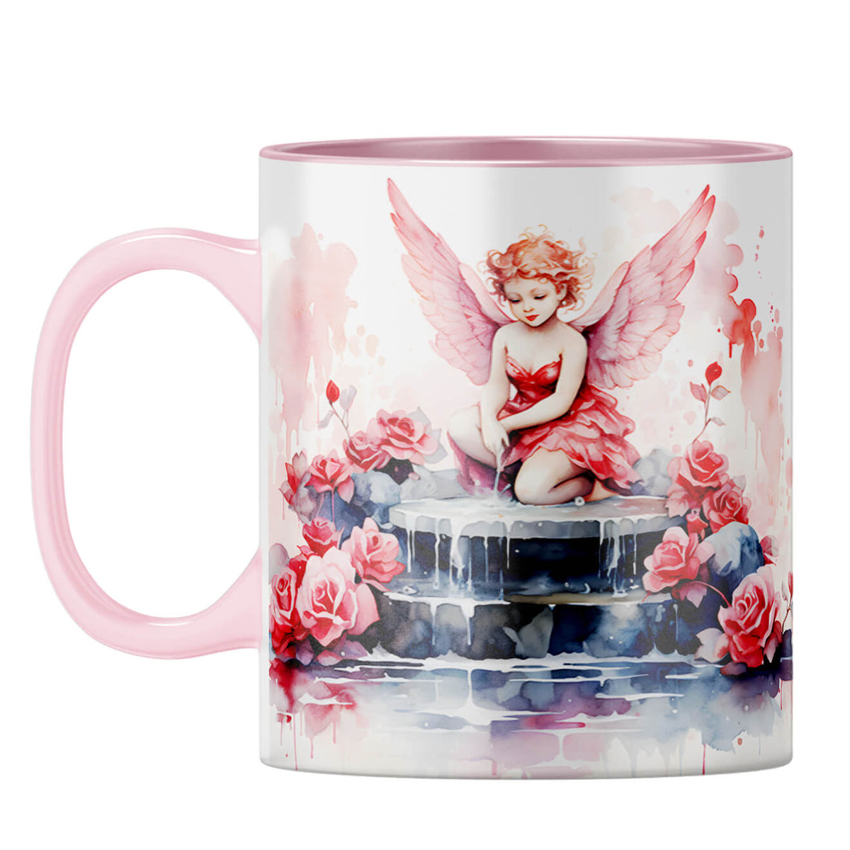 YuBingo Love Fairy Dreams Coffee Mug Pink