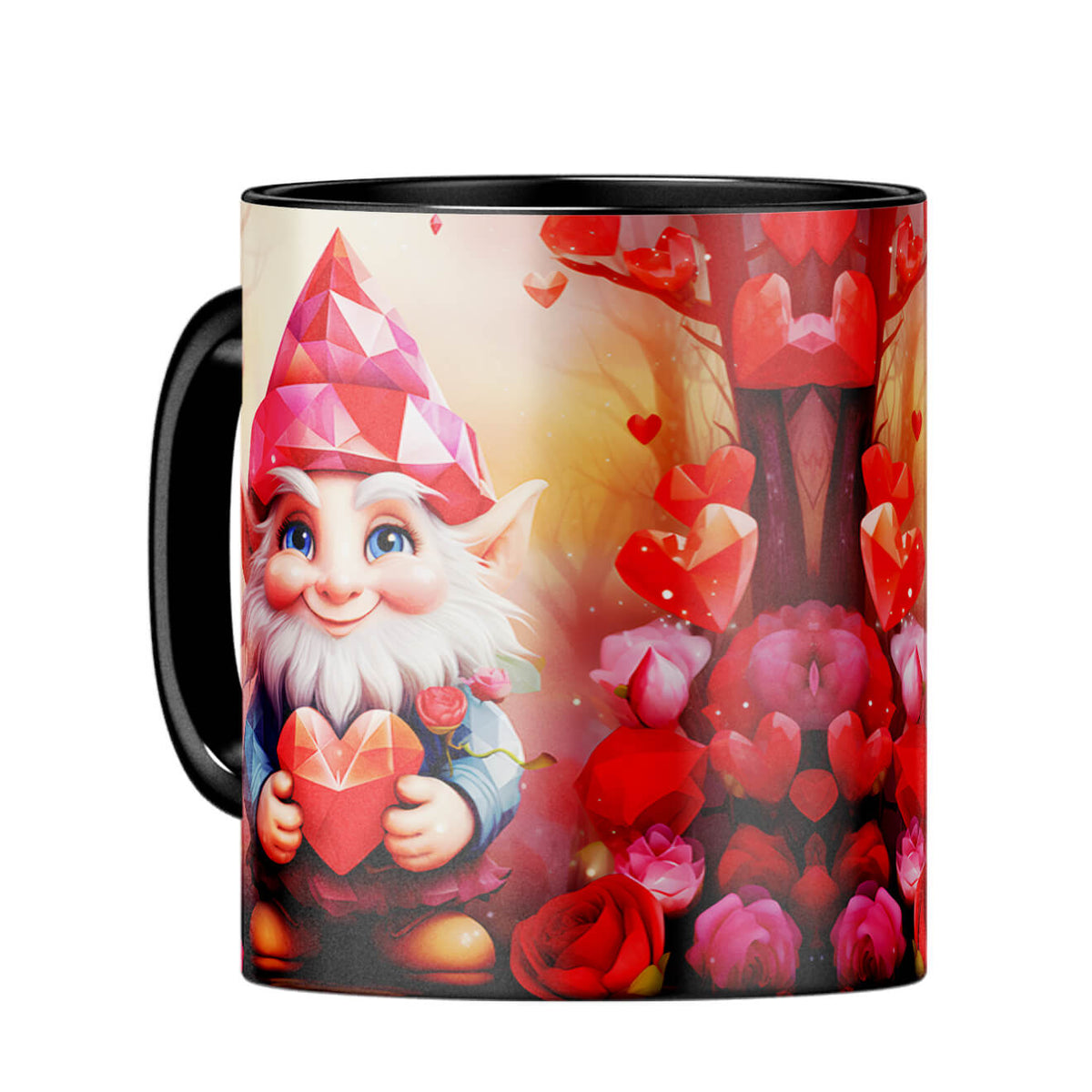 YuBingo Love Messenger Serenade Coffee MugC-Black