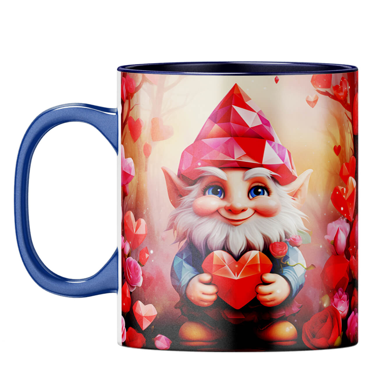 YuBingo Love Messenger Serenade Coffee Mug Dark Blue