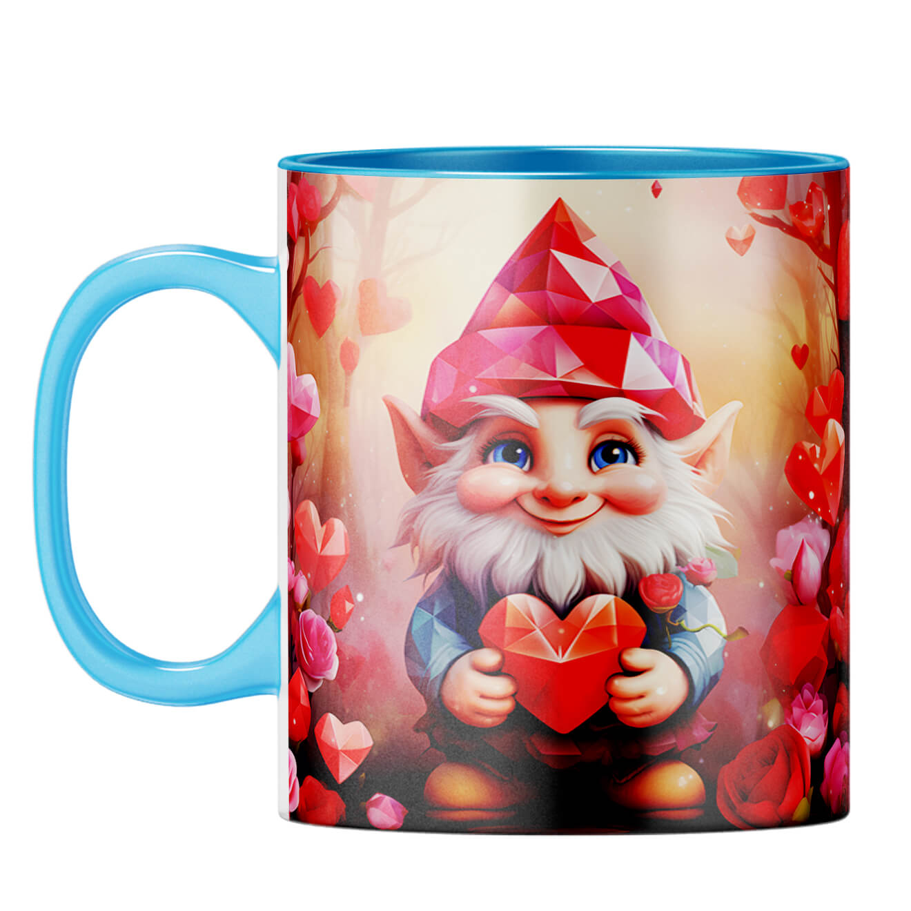 YuBingo Love Messenger Serenade Coffee Mug Light Blue