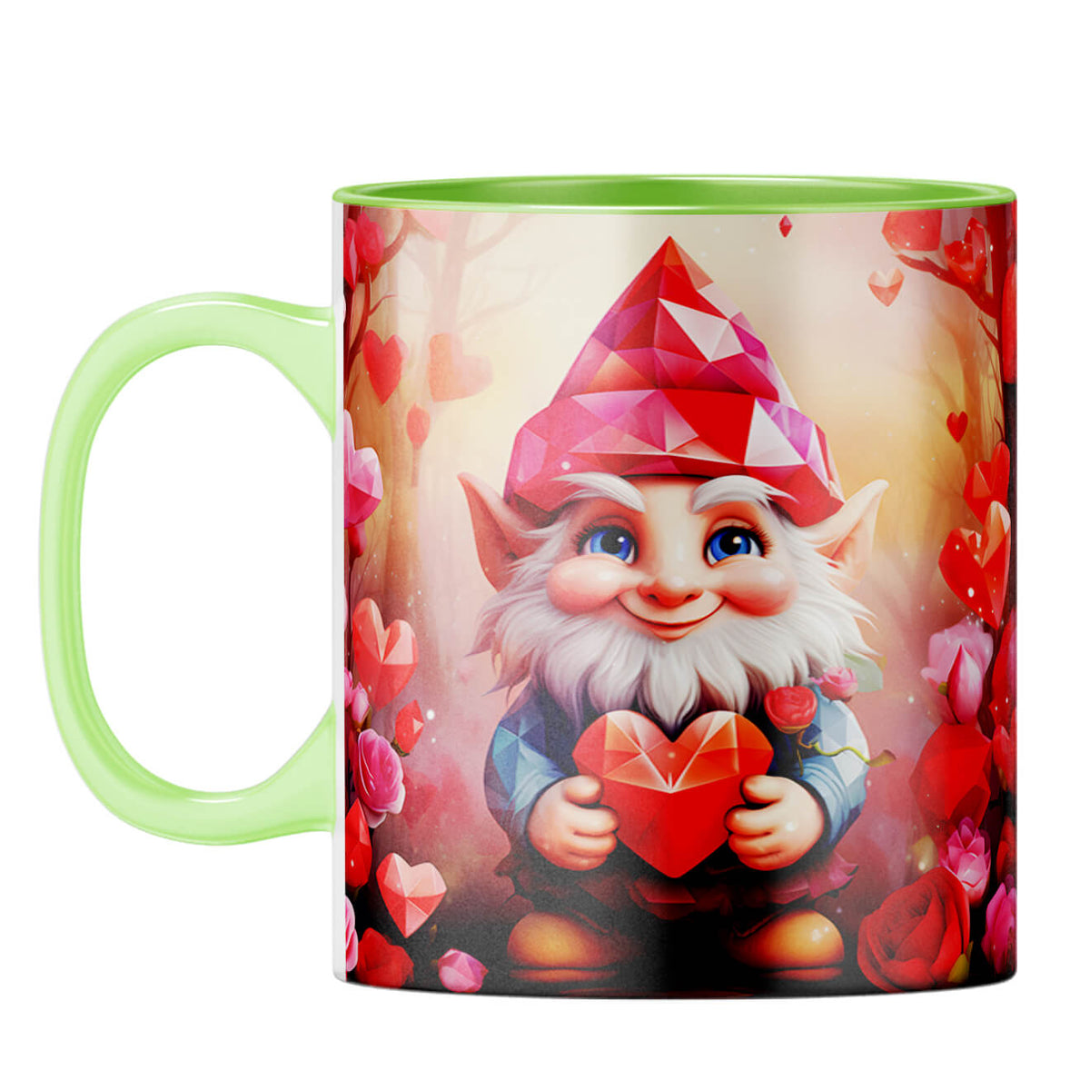 YuBingo Love Messenger Serenade Coffee Mug Light Green