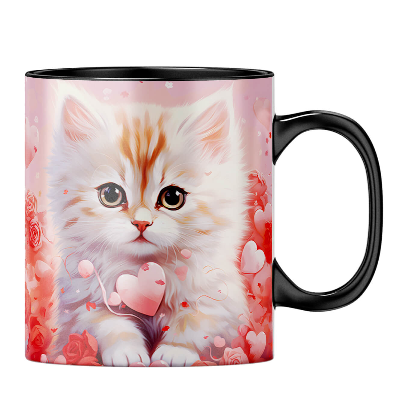 YuBingo Loving Cat Dreams Coffee MugB-Black