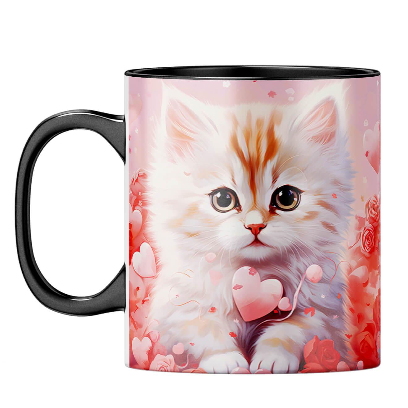 YuBingo Loving Cat Dreams Coffee Mug Black