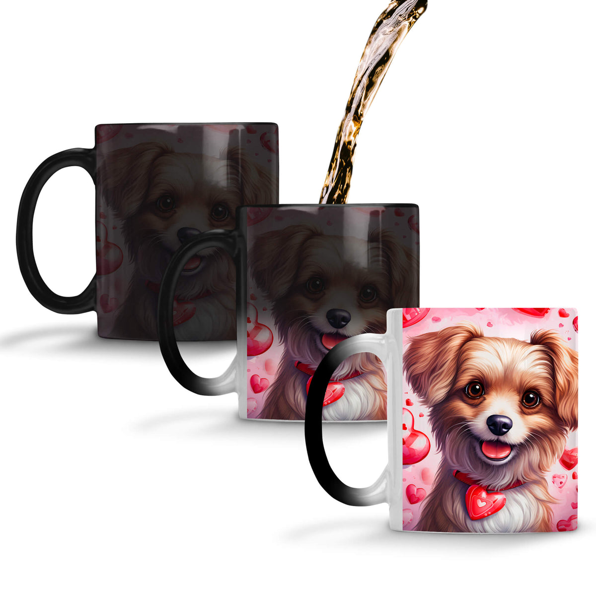 YuBingo Loving Dog Duo Coffee Mug Magic