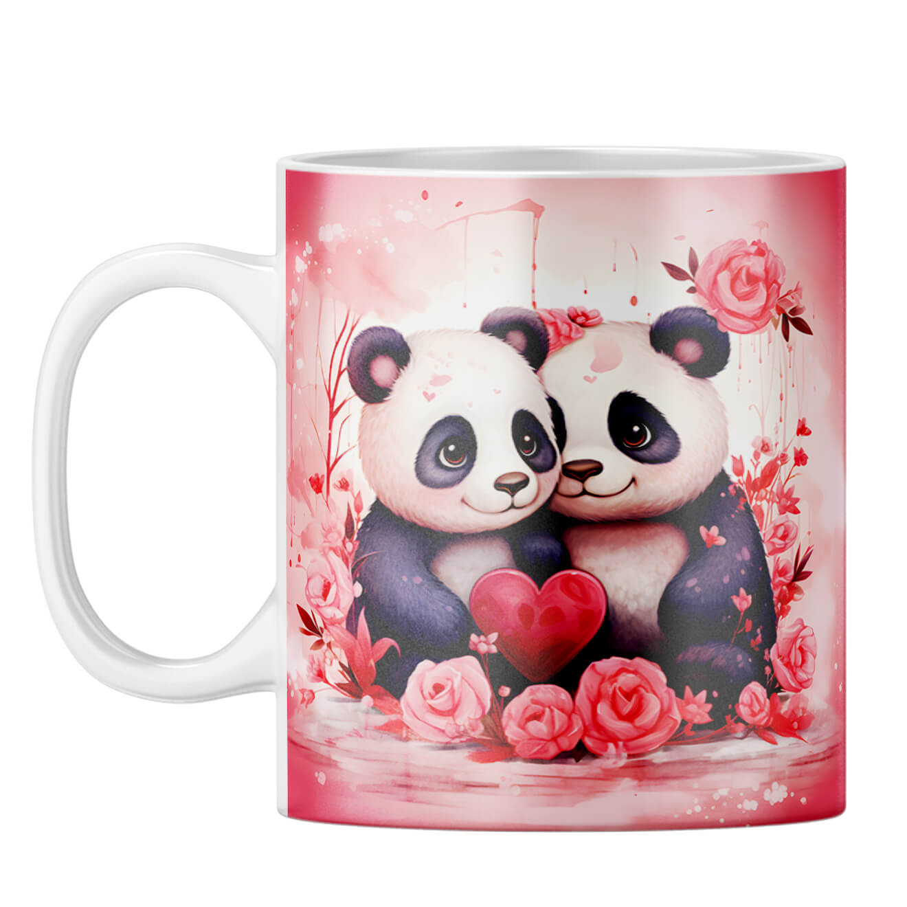 YuBingo Panda Couple Dreams Coffee Mug White