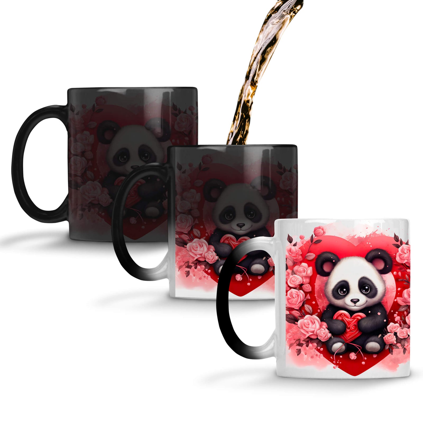 YuBingo Panda Love Symphony Coffee Mug Magic