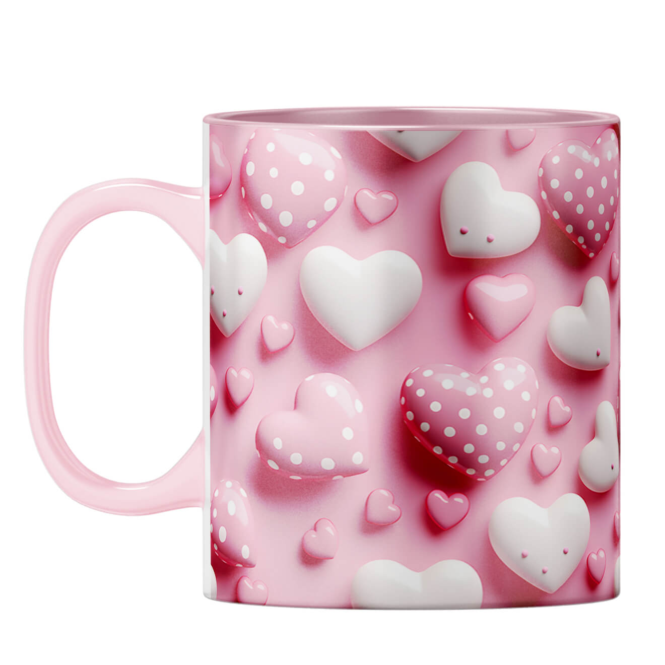 YuBingo Pink Hearts Harmony Coffee Mug