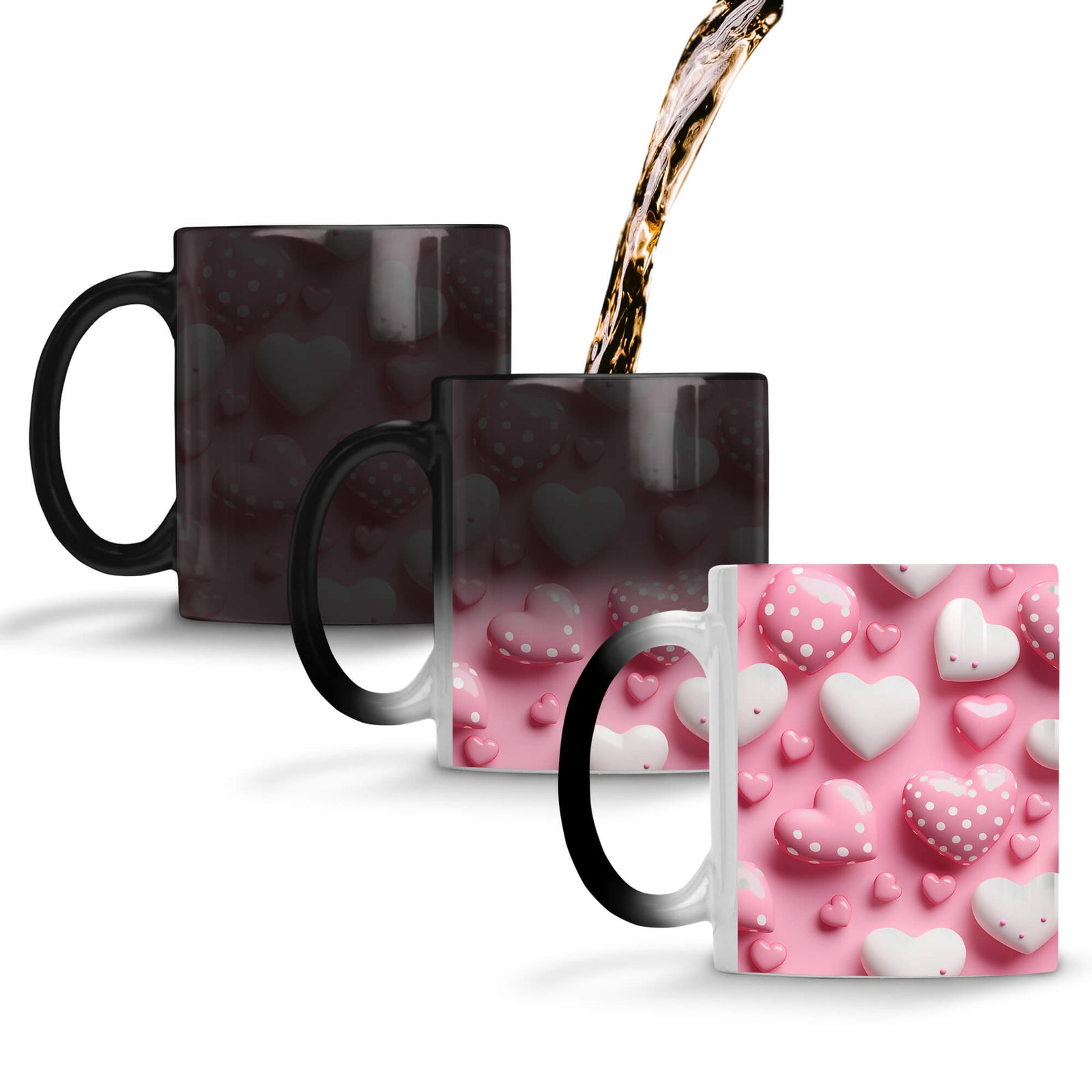 YuBingo Pink Hearts Harmony Coffee Mug Magic