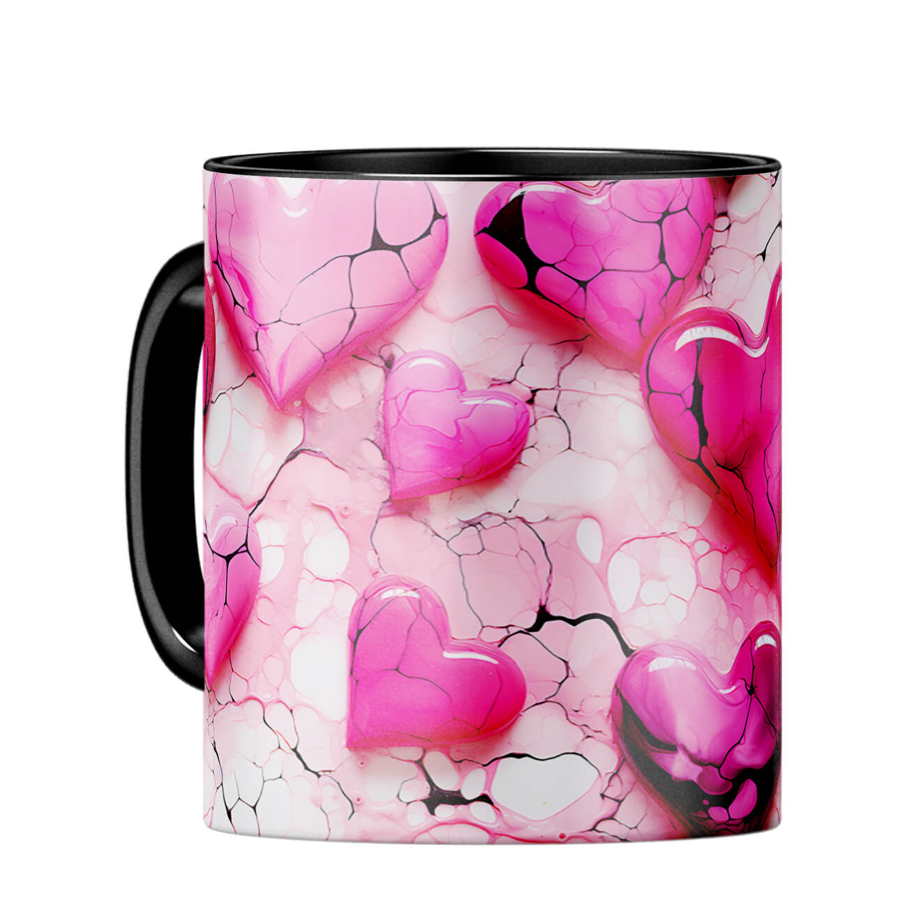 YuBingo Pinky Hearts Affection Coffee Mug