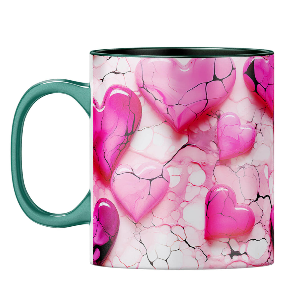 YuBingo Pinky Hearts Affection Coffee Mug