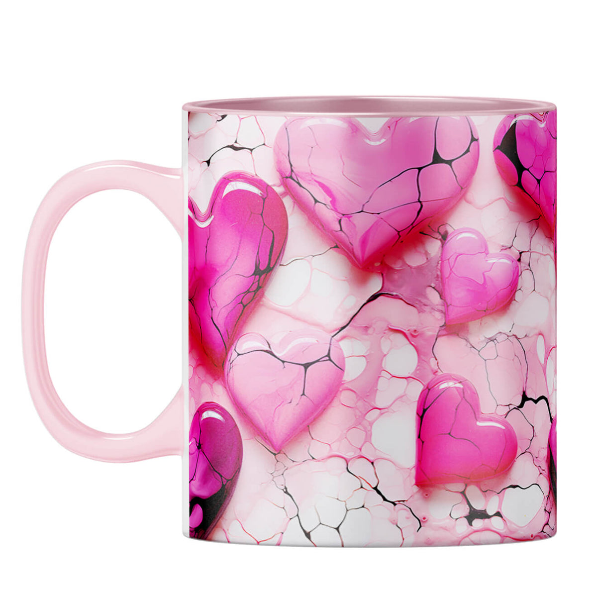 YuBingo Pinky Hearts Affection Coffee Mug Pink