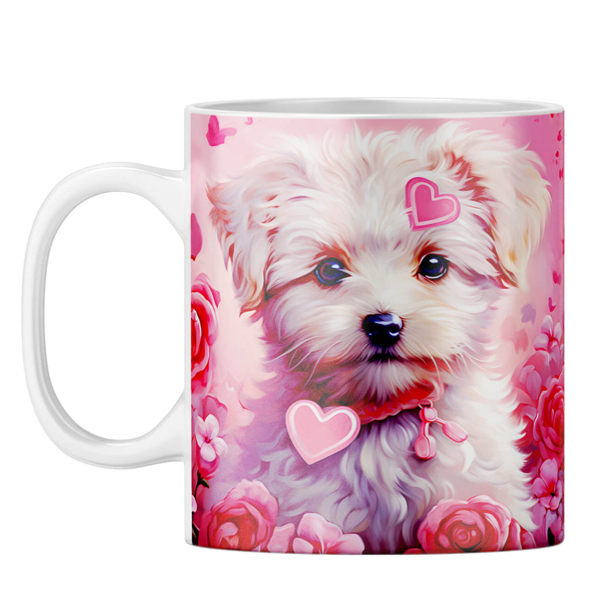 YuBingo Puppy Love Dreams Coffee Mug White