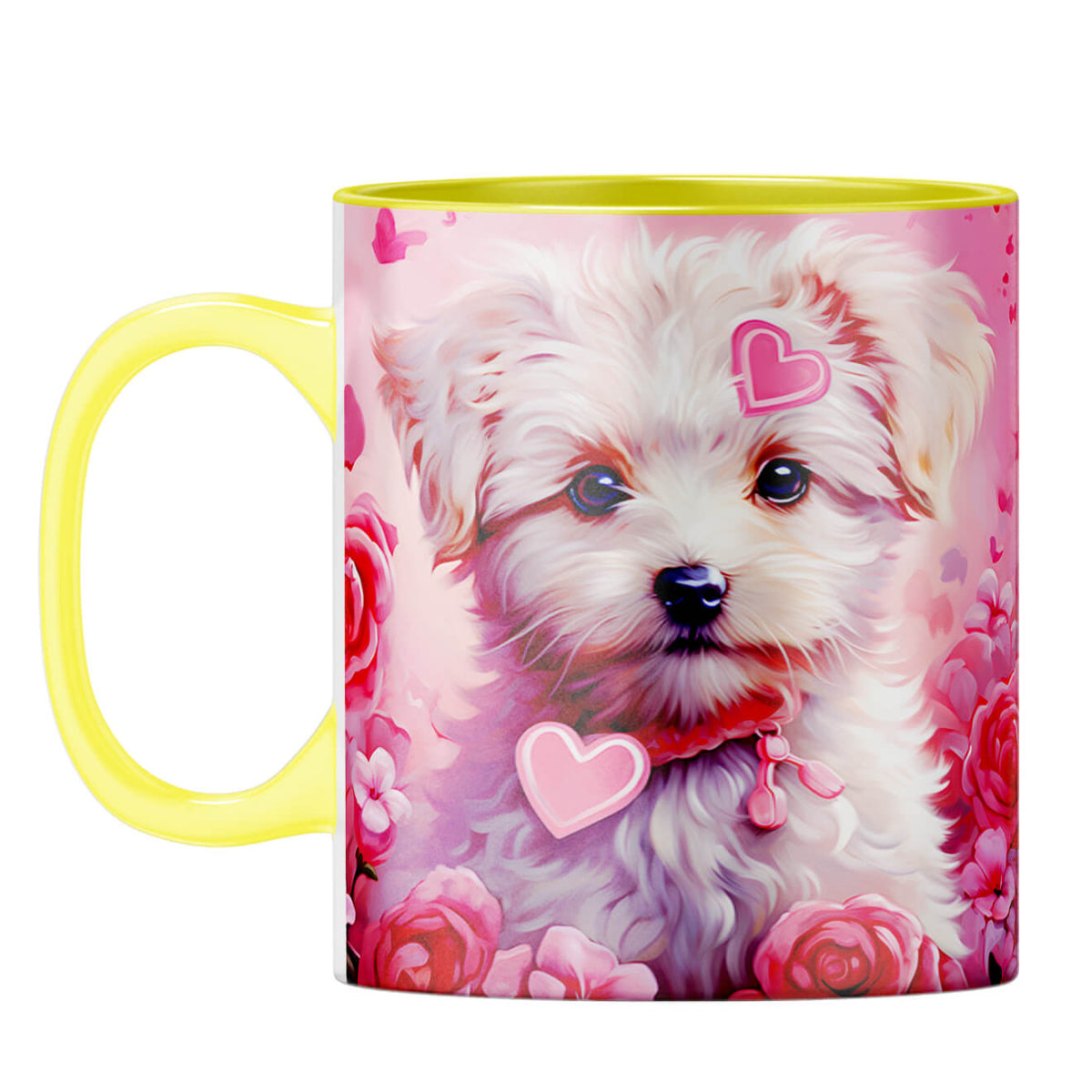 YuBingo Puppy Love Dreams Coffee Mug Yellow
