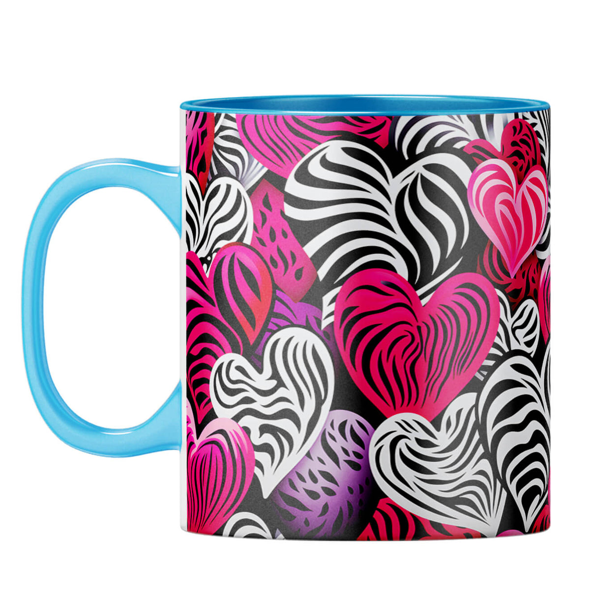 YuBingo Season of Hearts Symphony Coffee Mug Light Blue