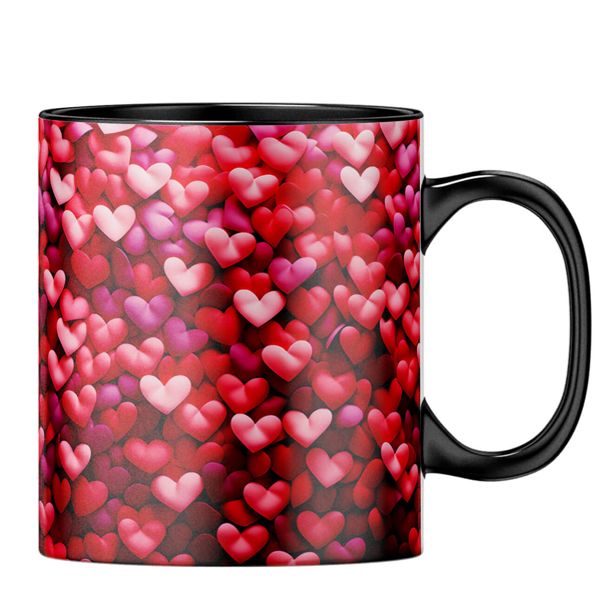 YuBingo So Many Hearts Magic Coffee MugB-Black