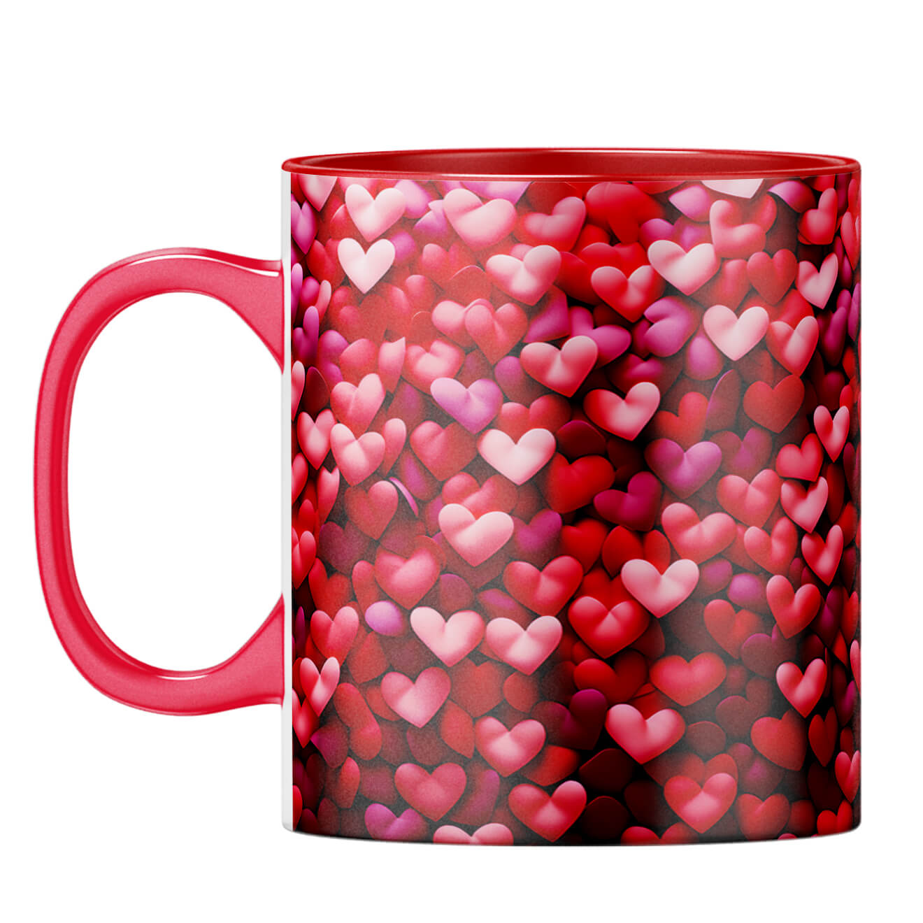 YuBingo So Many Hearts Magic Coffee Mug Red