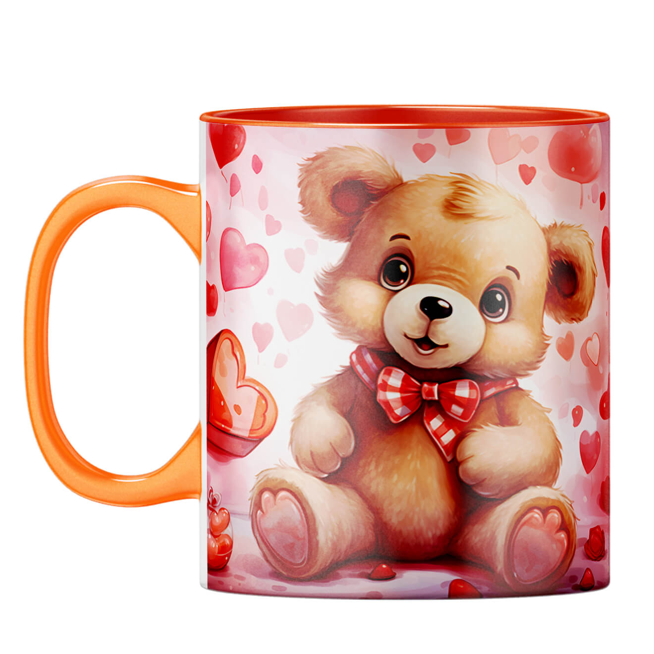 YuBingo Teddy Love Tale Coffee Mug Orange