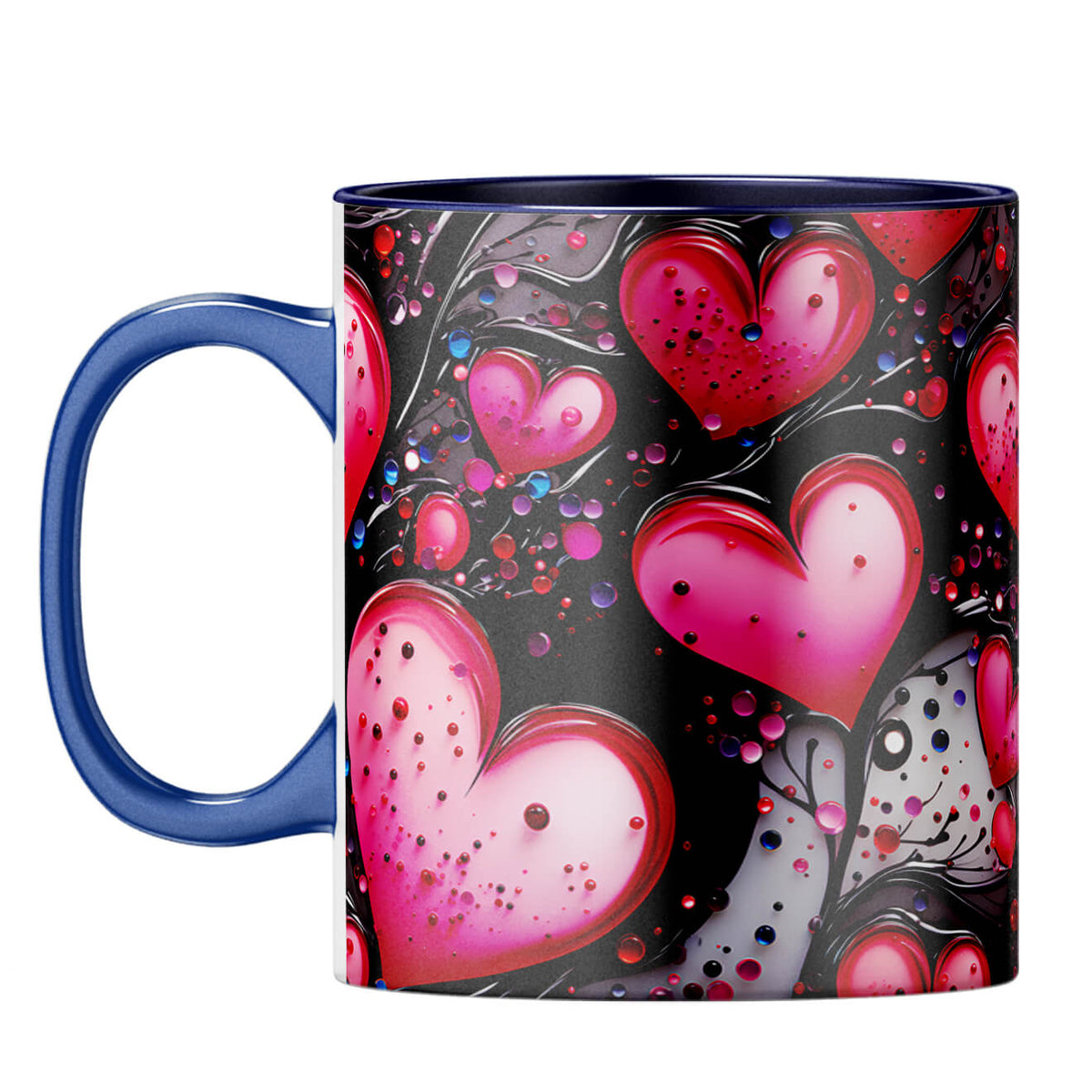 YuBingo Tree Full of Love Symphony Coffee Mug Dark Blue