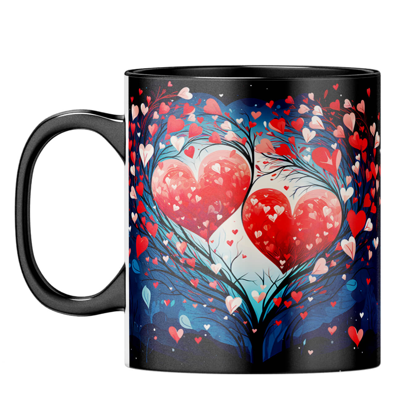 YuBingo Tree of Love Symphony Coffee Mug Black