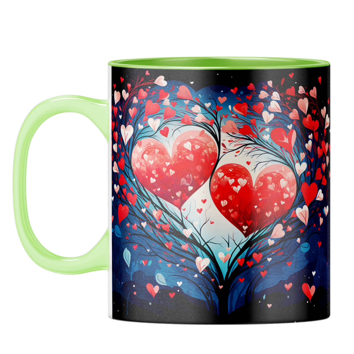 YuBingo Tree of Love Symphony Coffee Mug Light Green