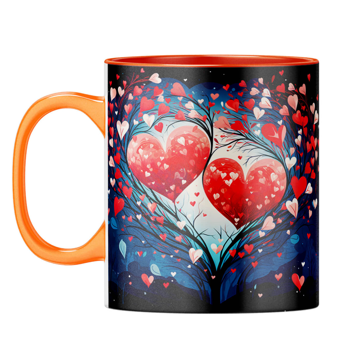 YuBingo Tree of Love Symphony Coffee Mug Orange
