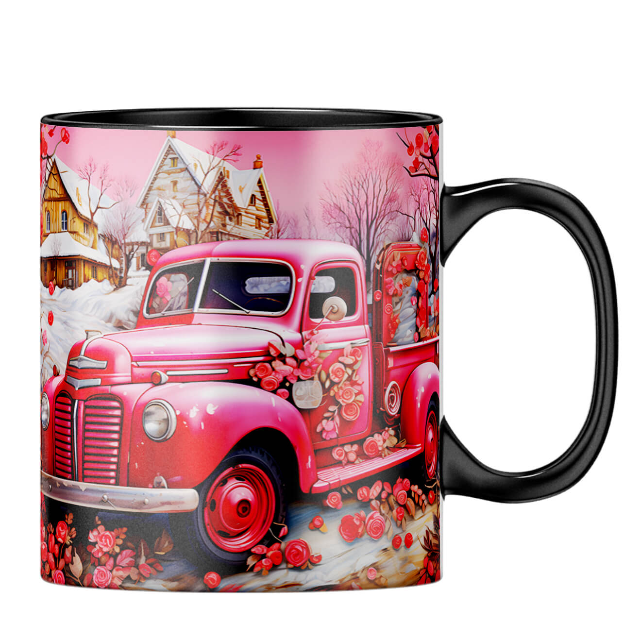 YuBingo Truck Load of Love Coffee MugB-Black
