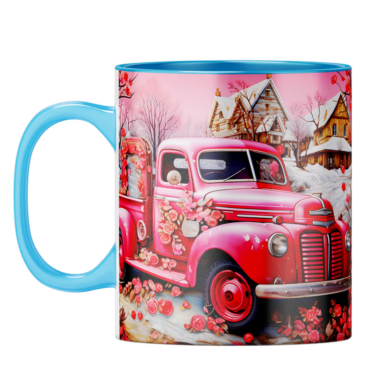 YuBingo Truck Load of Love Coffee Mug Light Blue
