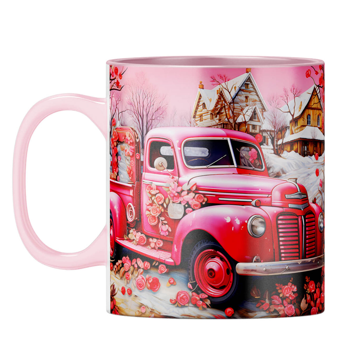 YuBingo Truck Load of Love Coffee Mug Pink
