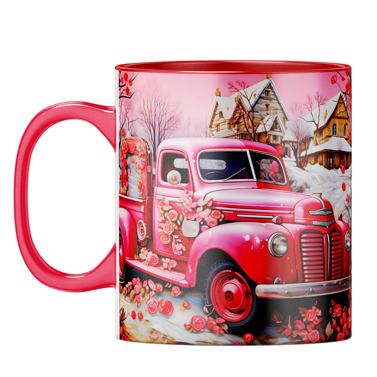 YuBingo Truck Load of Love Coffee Mug Red