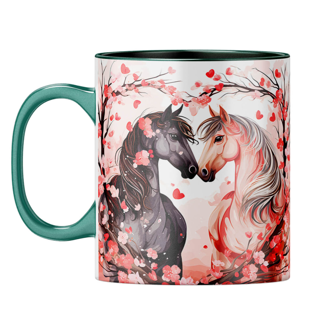 YuBingo Unicorn Love Dreams Coffee Mug Dark Green