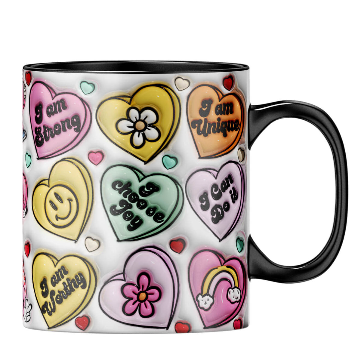 YuBingo Valentine Day Gift for Girlfriend Coffee MugB-Black