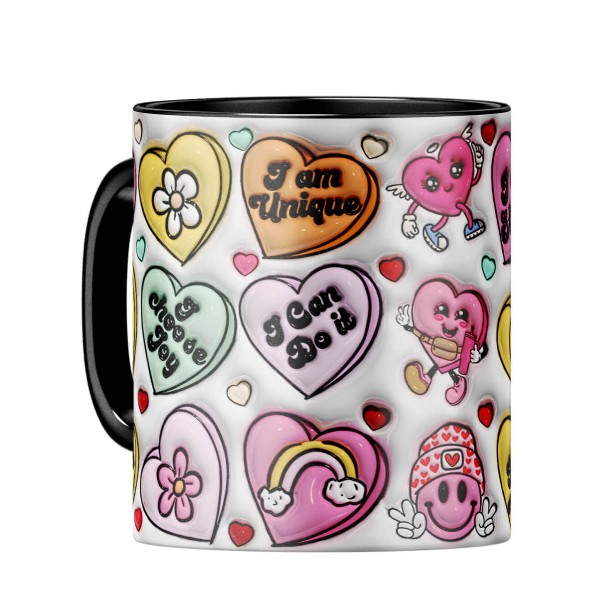 YuBingo Valentine Day Gift for Girlfriend Coffee MugC-Black