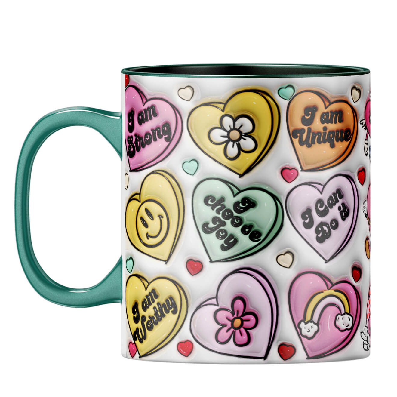 YuBingo Valentine Day Gift for Girlfriend Coffee Mug Dark Green
