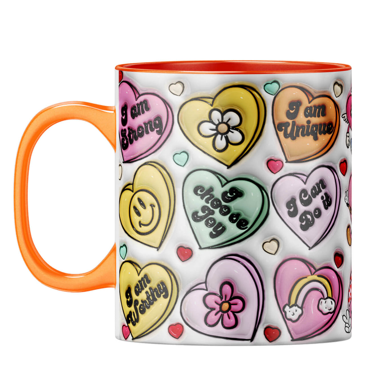 YuBingo Valentine Day Gift for Girlfriend Coffee Mug Orange