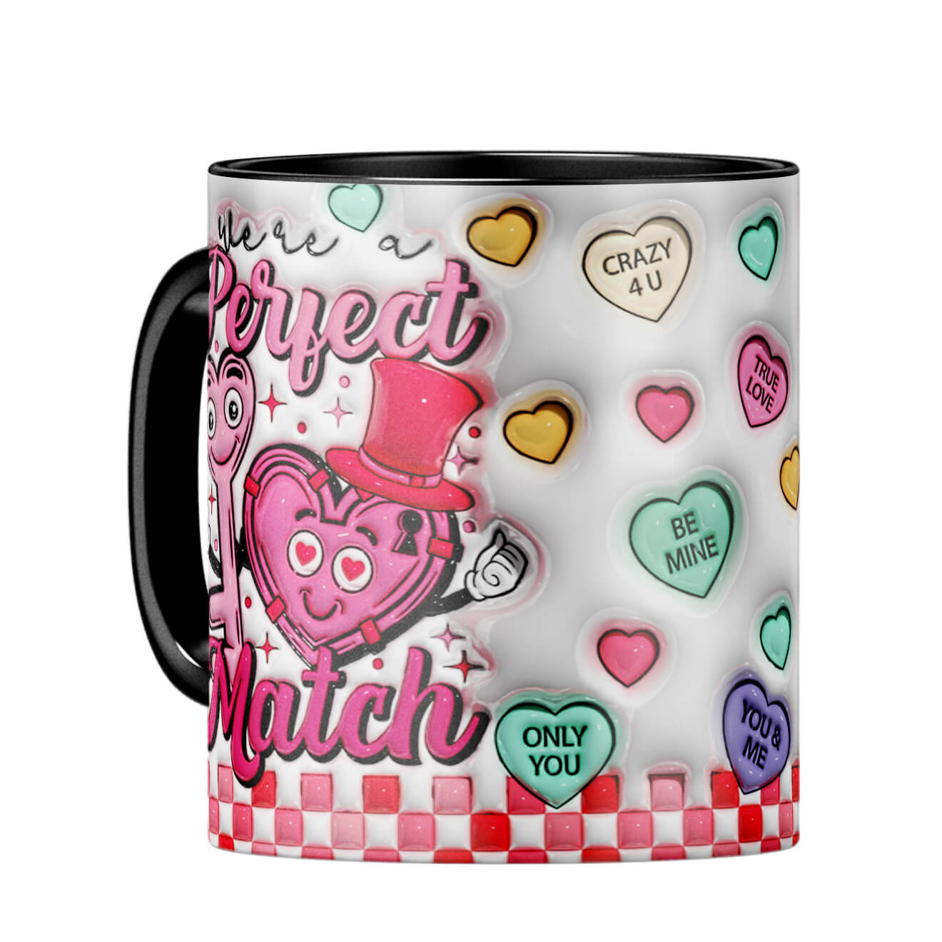 YuBingo Valentine Day Gift for Her Coffee MugC-Black