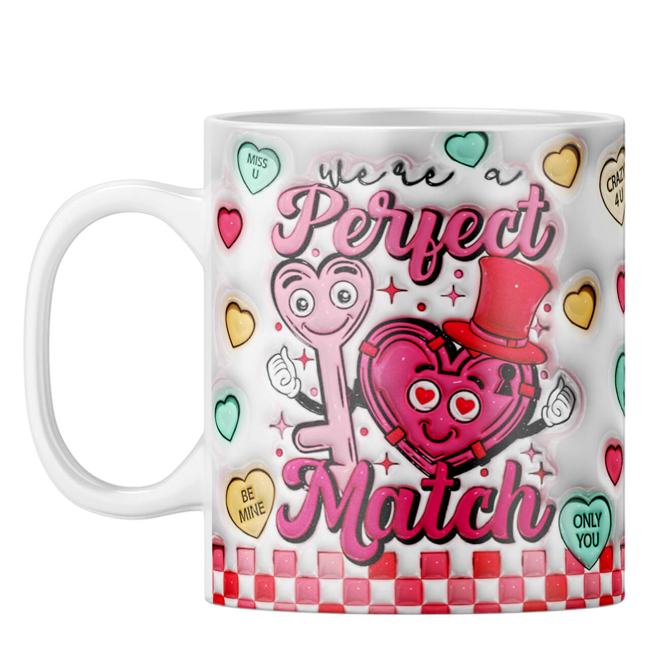YuBingo Valentine Day Gift for Her Coffee Mug White