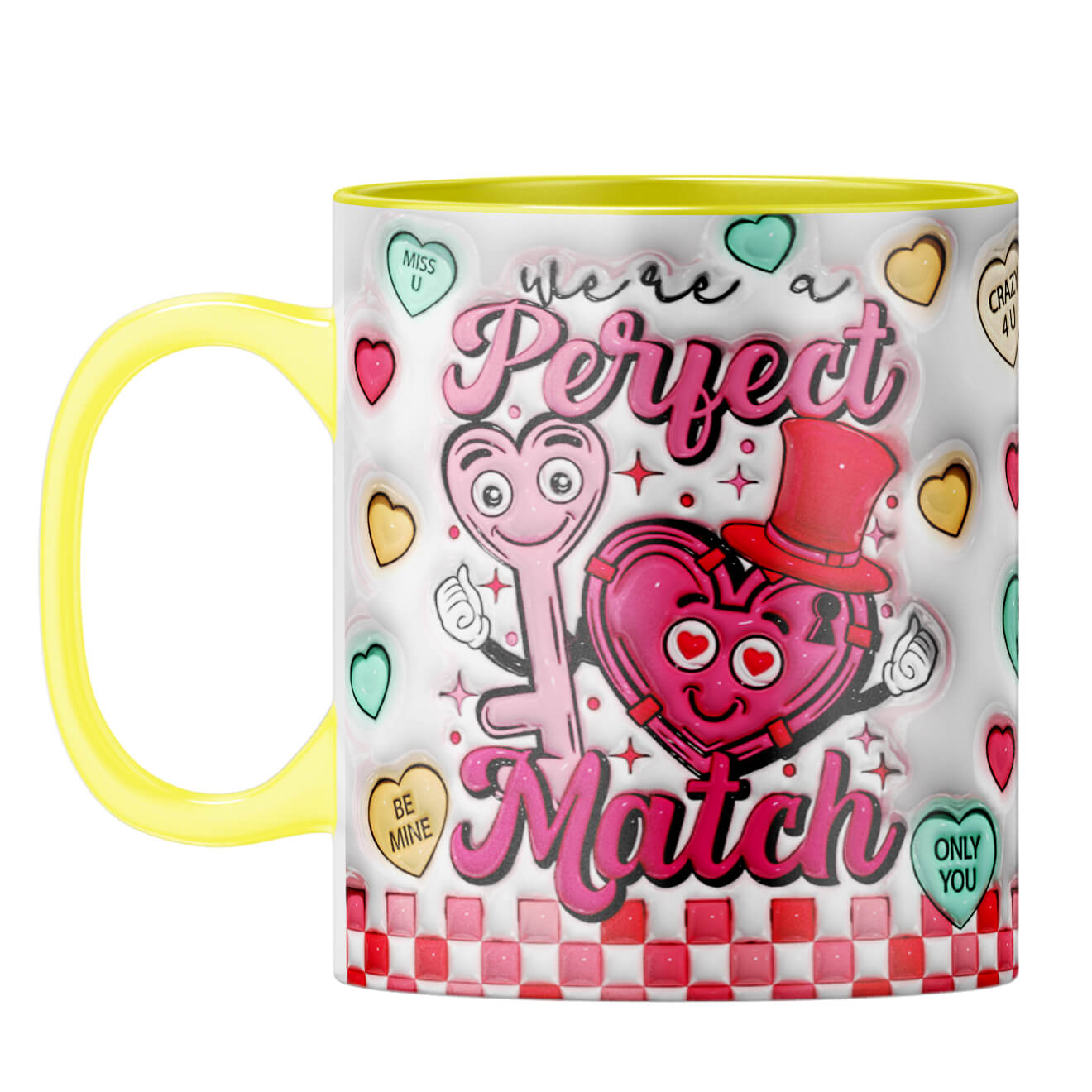 YuBingo Valentine Day Gift for Her Coffee Mug Yellow