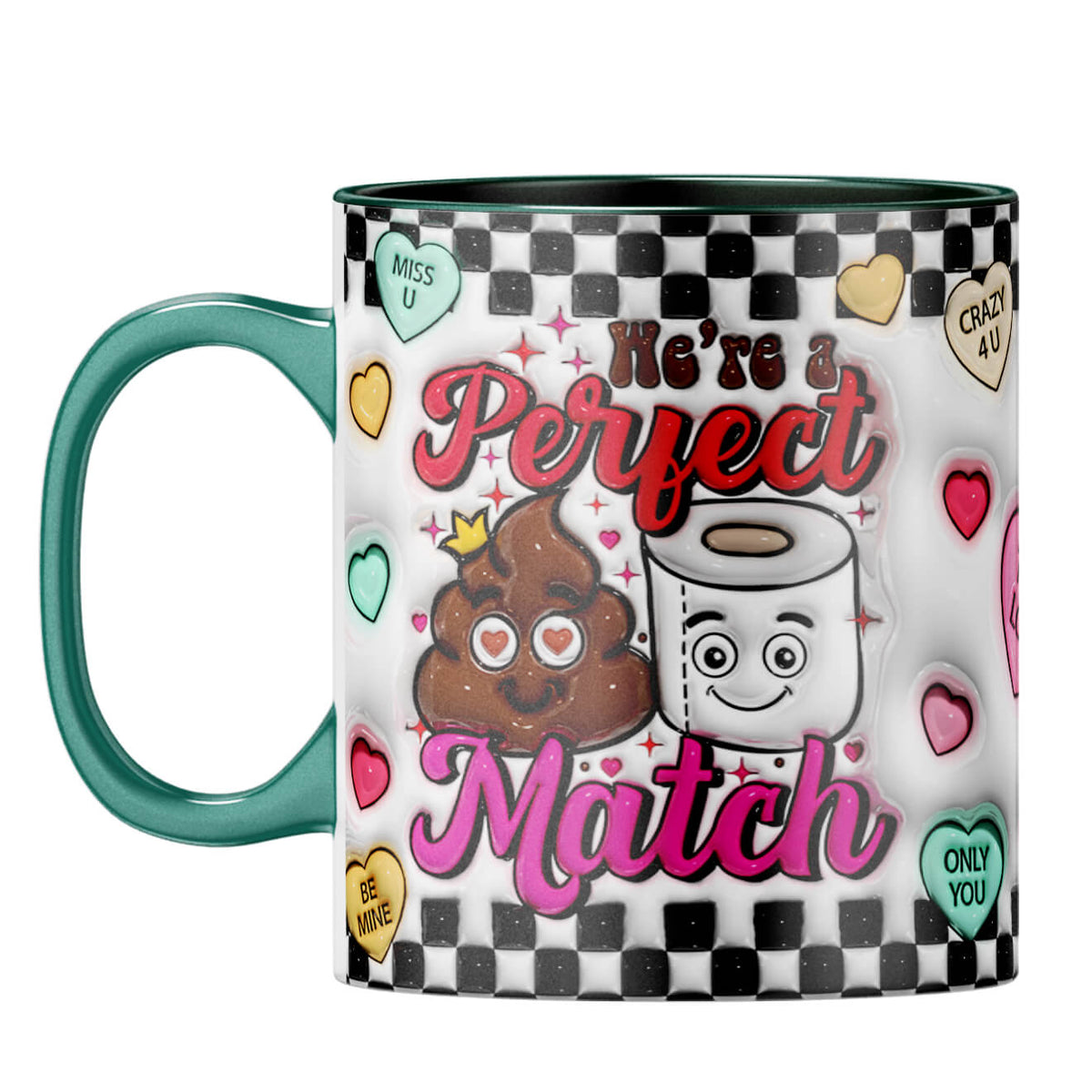 YuBingo Valentine Day Gift for Him Coffee Mug Dark Green