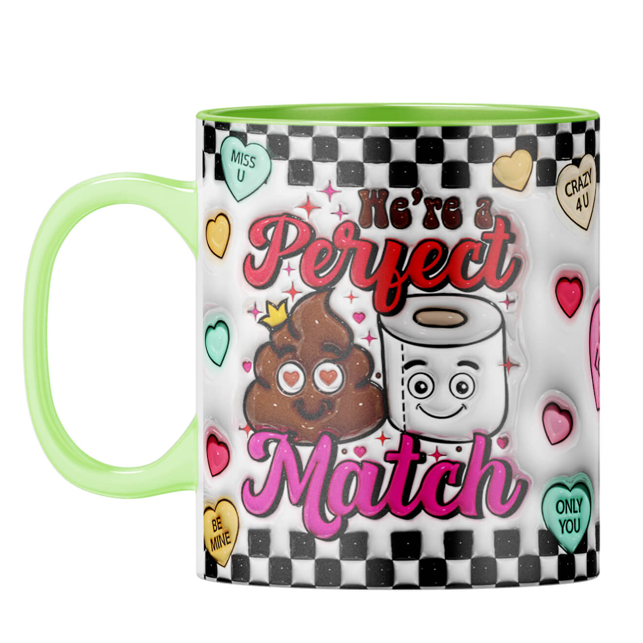 YuBingo Valentine Day Gift for Him Coffee Mug Light Green
