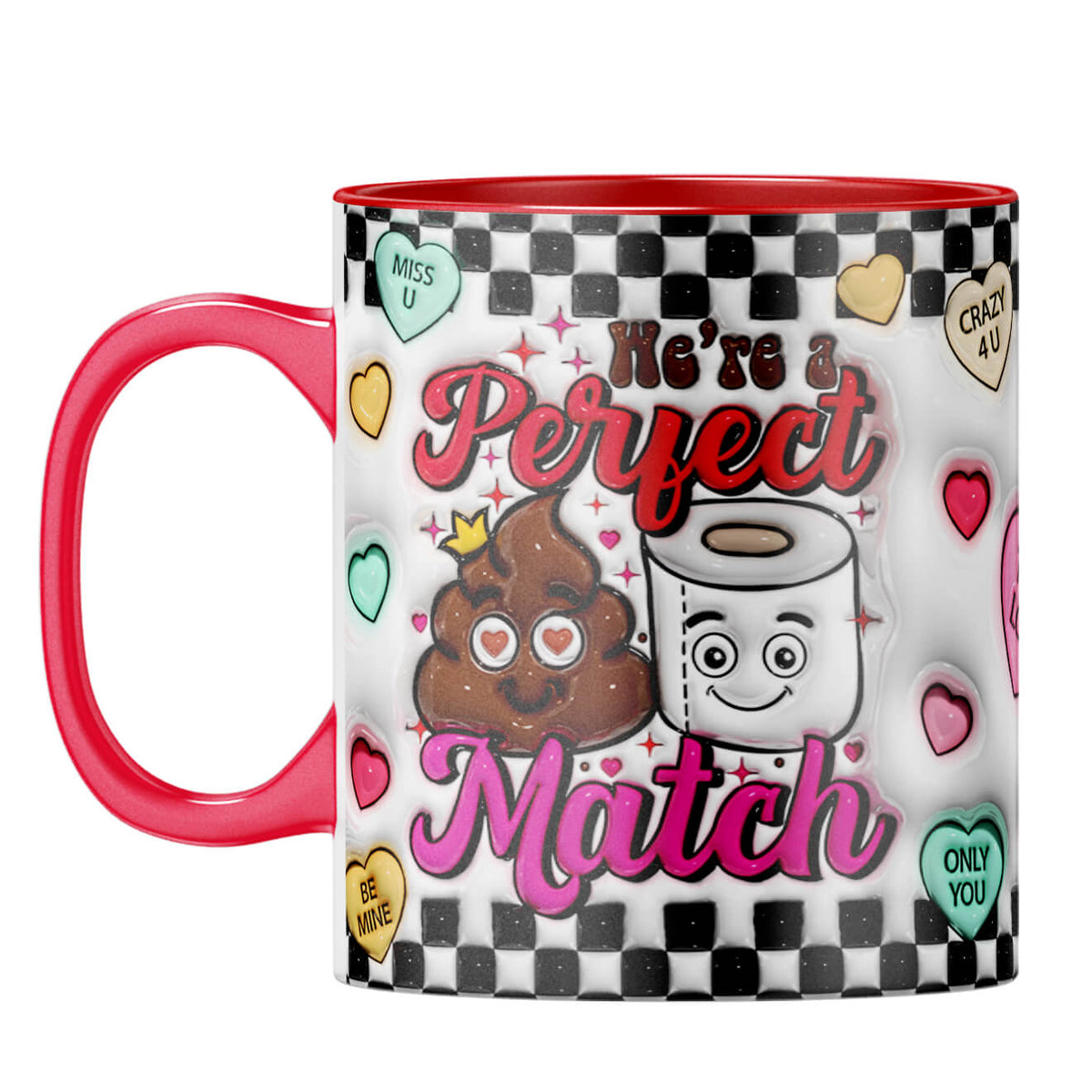 YuBingo Valentine Day Gift for Him Coffee Mug Red