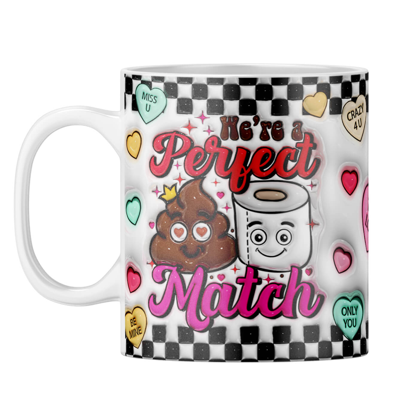 YuBingo Valentine Day Gift for Him Coffee Mug White