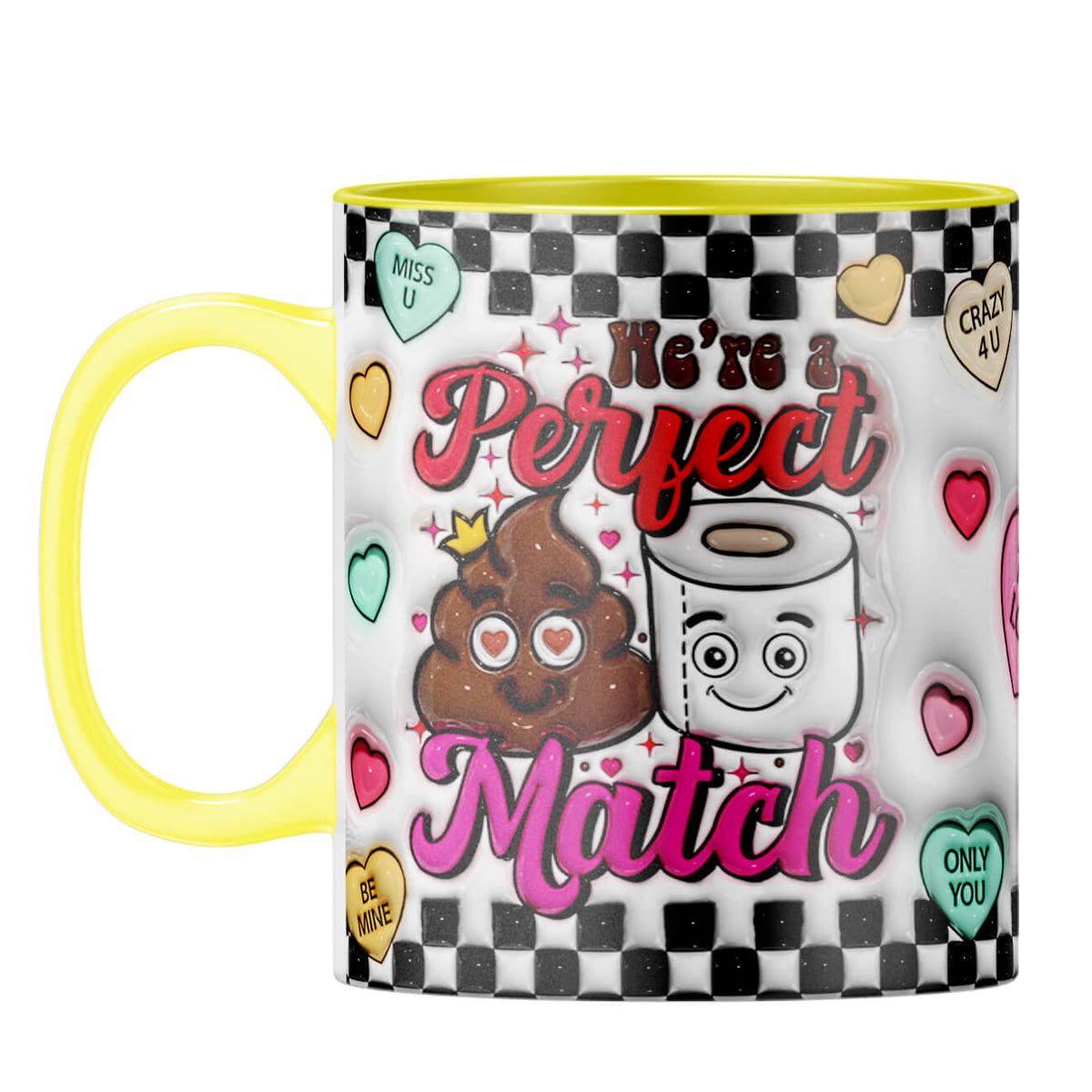 YuBingo Valentine Day Gift for Him Coffee Mug Yellow