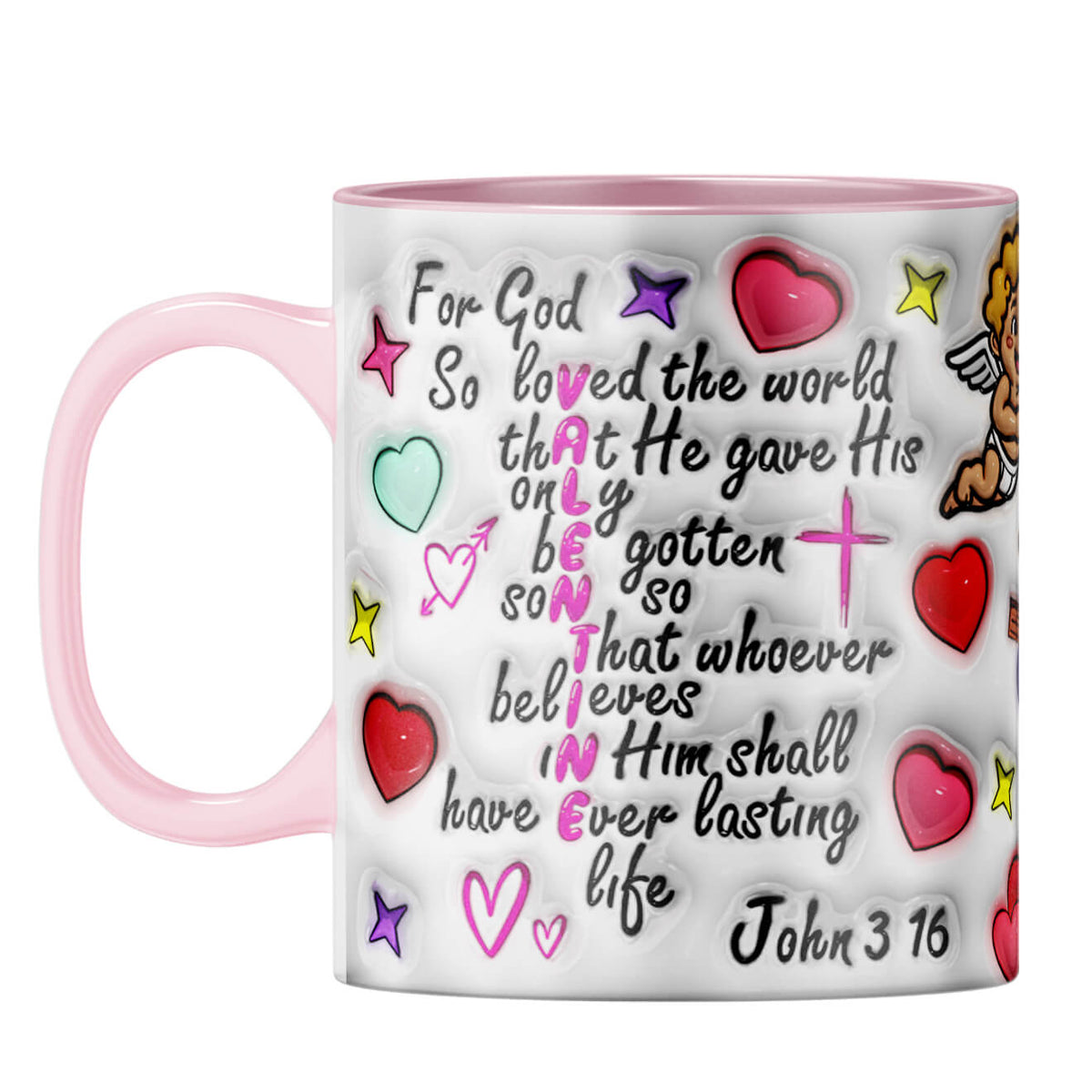YuBingo Valentine Day Gift for Husband Coffee Mug Pink