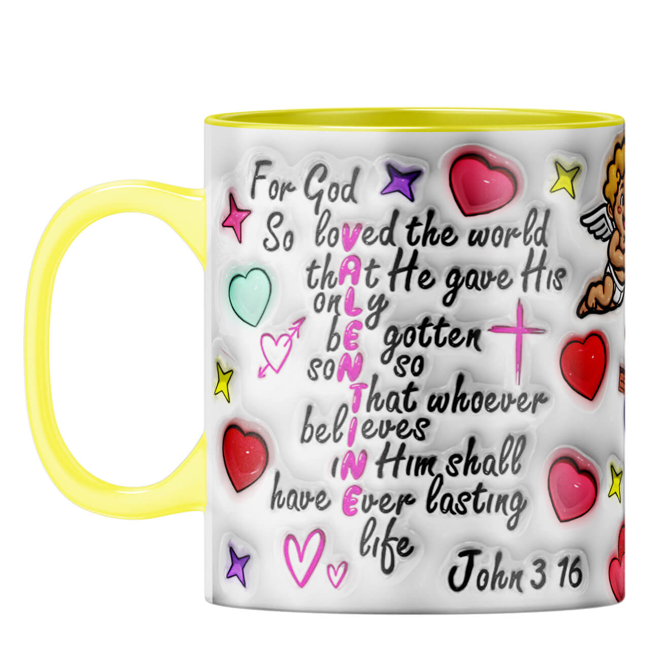 YuBingo Valentine Day Gift for Husband Coffee Mug Yellow