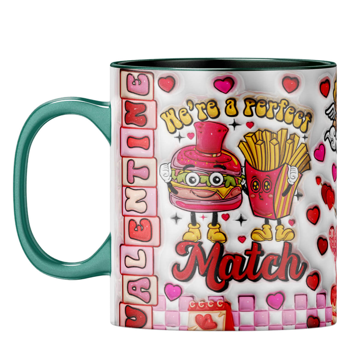 YuBingo Valentine Day Gift for Wife Coffee Mug Dark Green